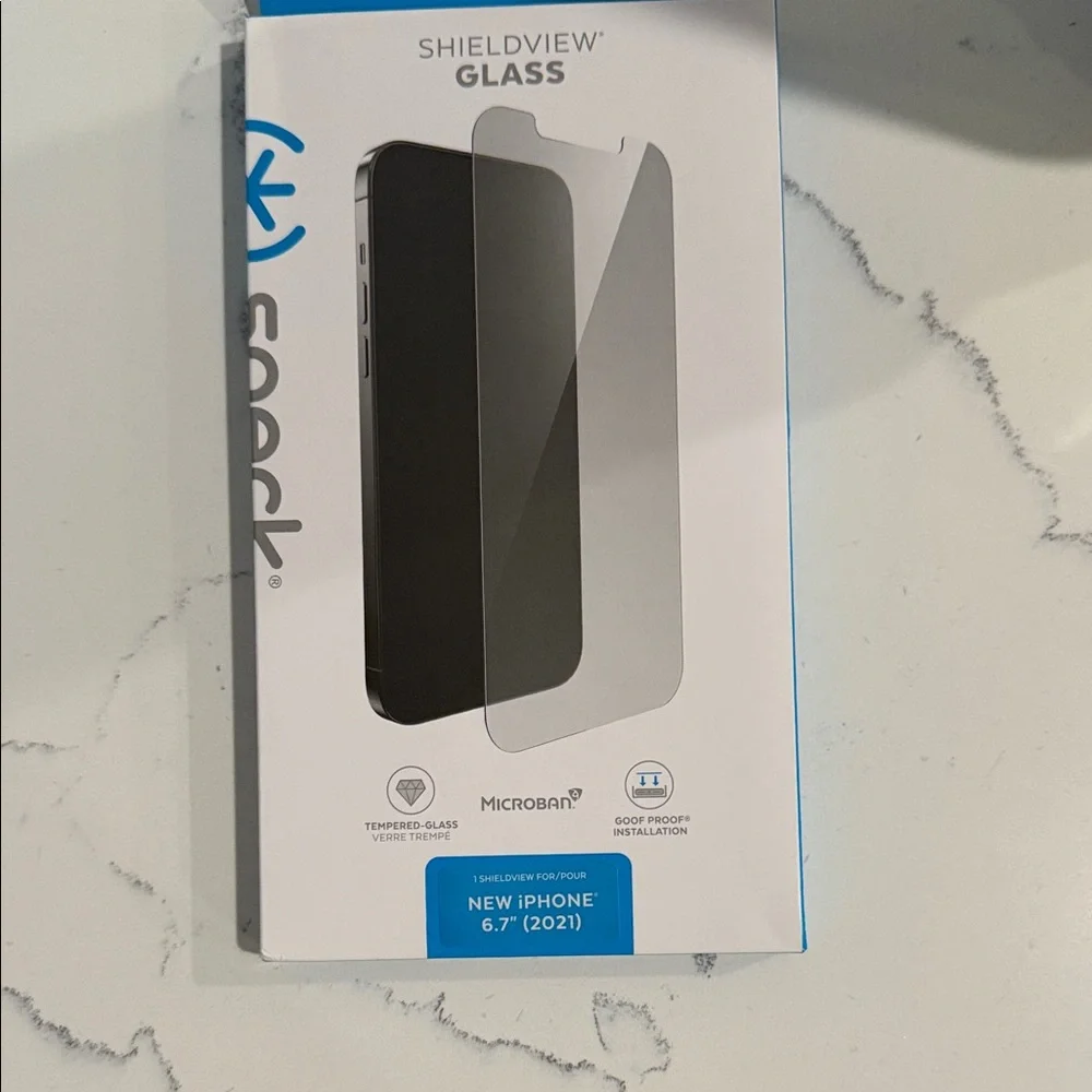 Speck ShieldView Glass Screen Protector for iPhone - Clear